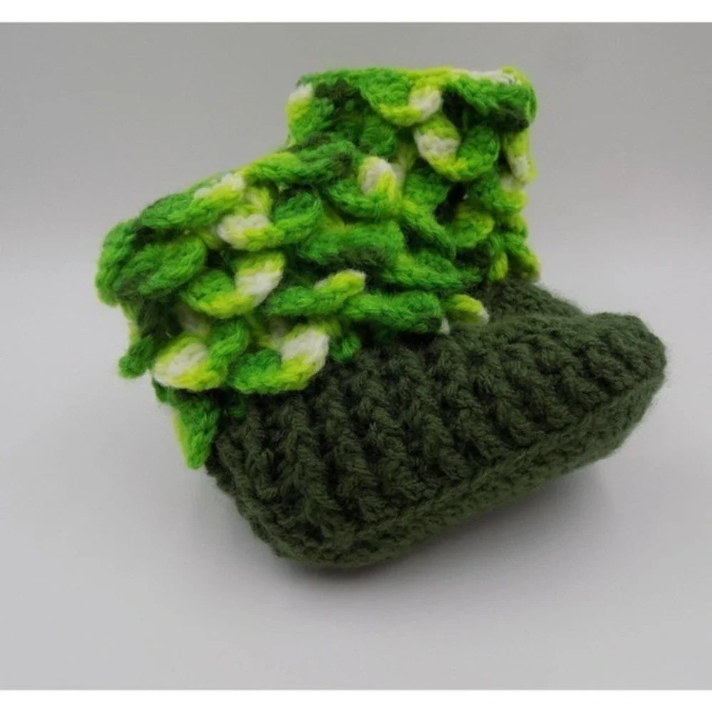 Baby Booties Crocodile Stitch‎ Crochet Baby Shoes